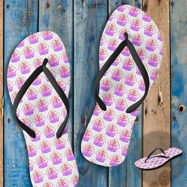 Tongs Caribbean SHEMIS-TREE beach white tree black Thongs (Tongs Caraïbes CHEMIS-TREE plage arbre blanc noir)