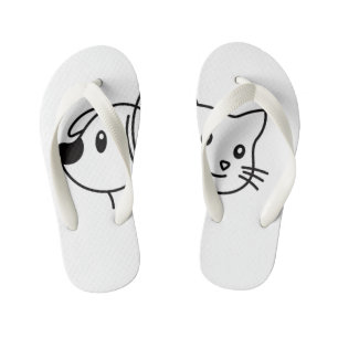 Tongs cat& dog pour vacance new DESGIN Kid's Thongs