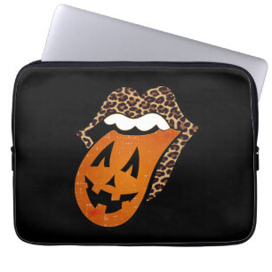 Tongue Mouth Halloween Laptop Sleeve