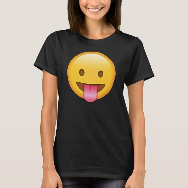 Tongue-Out Emoji kids T-shirt (Front)