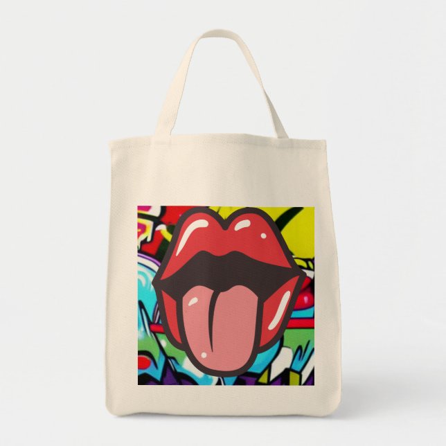 Tongue Twister Tote Bag (Front)