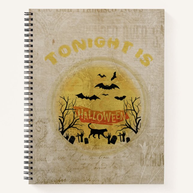 Tonight is Halloween Notebook (Front)