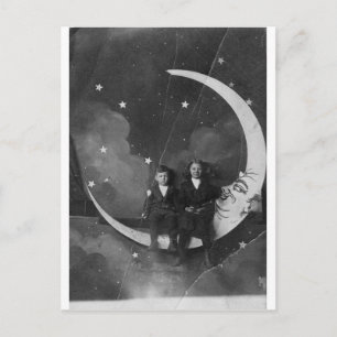 Tonight, Tonight we're over the moon! Postcard