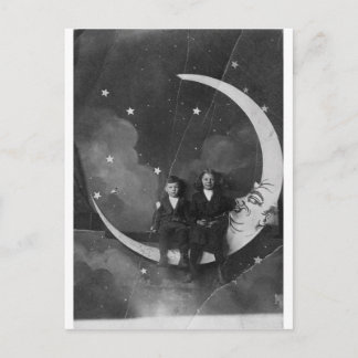 Tonight, Tonight we're over the moon! Postcard