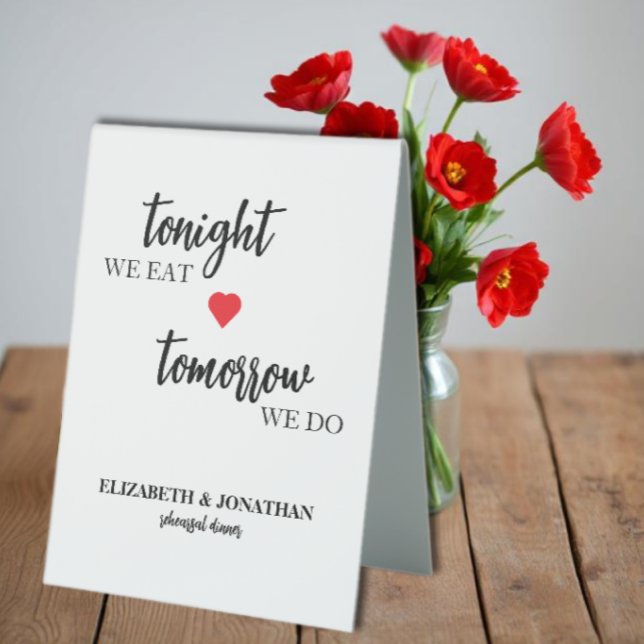 Tonight We Eat, Tomorrow We Do Rehearsal Dinner (Creator Uploaded)