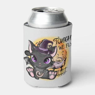 Tonight We Fly – Black Witch Cat Can Cooler