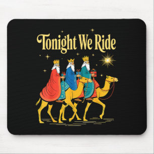 Tonight We Ride Christmas, 3 Wise Men, Christian C Mouse Pad