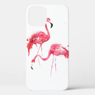 toning vintage under palm trees against a blue sky iPhone 12 case