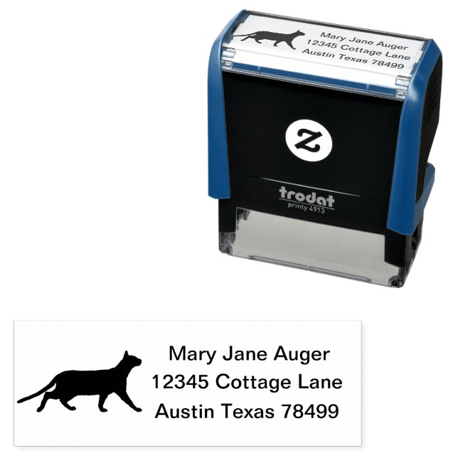 Tonkinese Cat Personalised  Self-inking Stamp (In Situ)