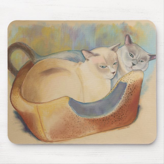 Tonkinese Precious & Romeo Mouse Pad (Front)