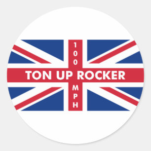 Tonne Up Rocker Classic Round Sticker