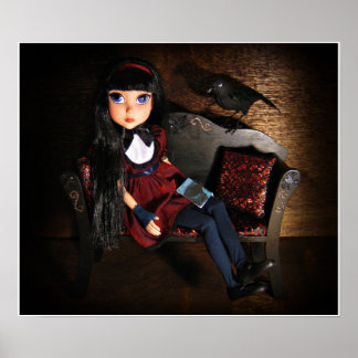 Tonner Maudlynne Macabre Doll & Pet Raven Poster