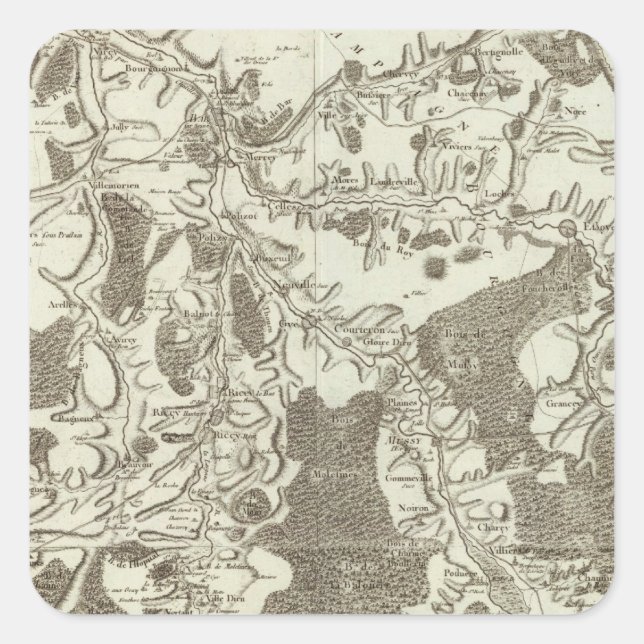 Tonnerre Square Sticker (Front)