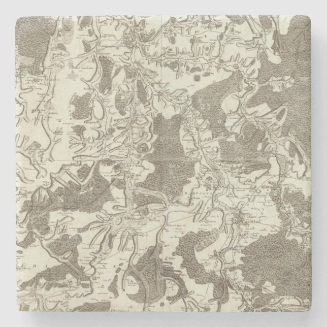 Tonnerre Stone Coaster (Front)