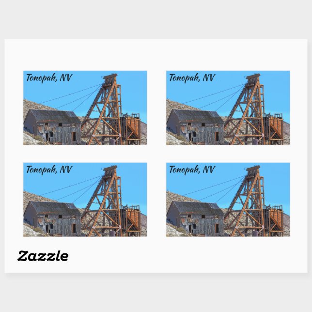 Tonopah Nevada  Rectangular Sticker (Sheet)