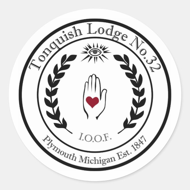 Tonquish IOOF Sticker (Front)