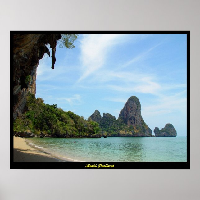 Tonsai Beach-Railay Beach Krabi Thailand Print (Front)