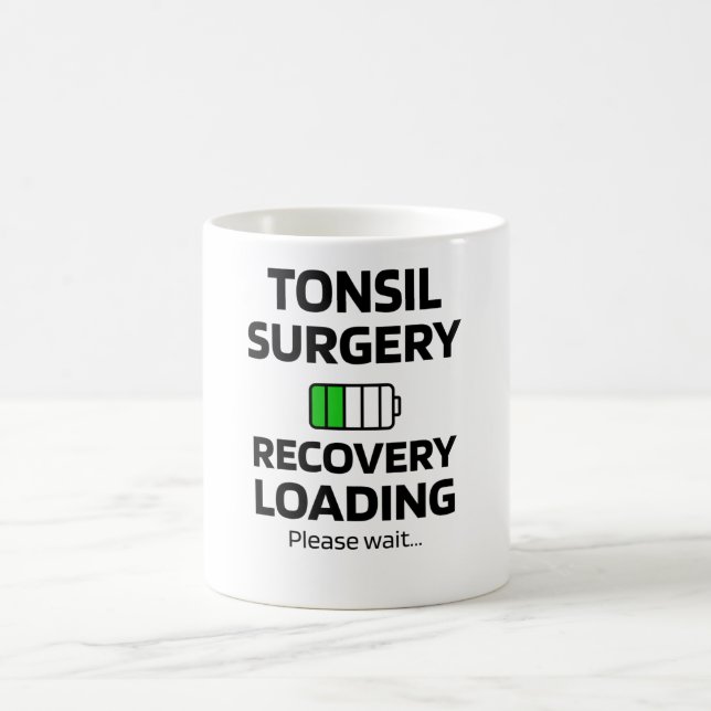 Tonsil Surgery Recovery | Tonsillectomy Gifts Coffee Mug (Center)