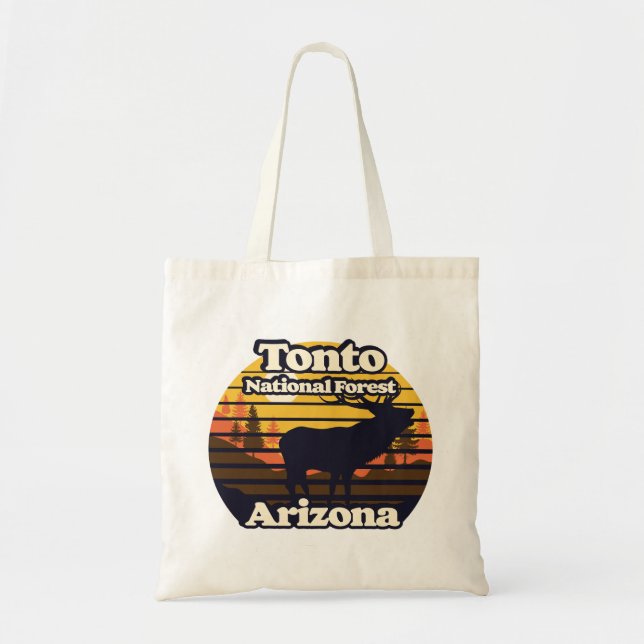 Tonto National Forest Arizona Tote Bag (Front)