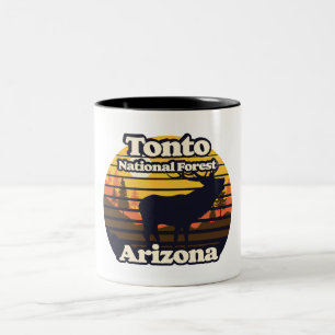 Tonto National Forest Arizona Two-Tone Coffee Mug