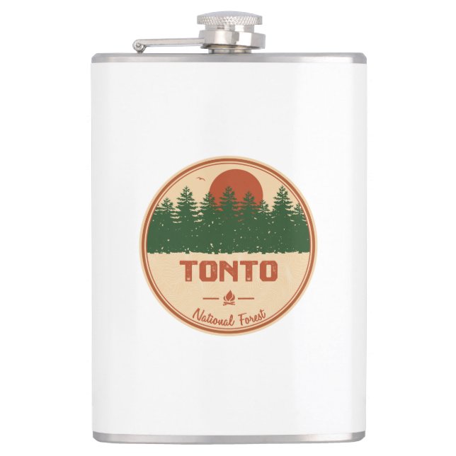 Tonto National Forest Hip Flask (Front)