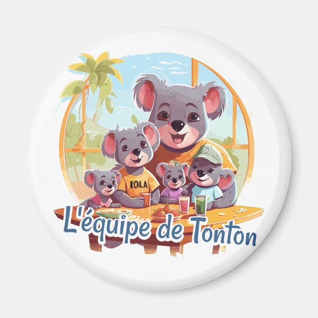 Tonton's team magnet (Front)