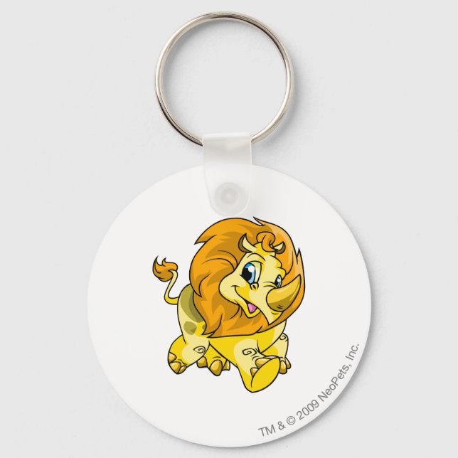 Tonu Yellow Key Ring (Front)