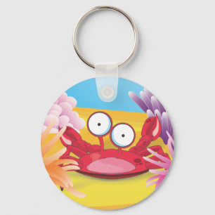Tony the Crab Key Ring