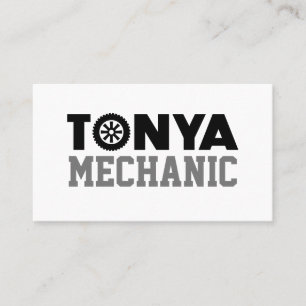 Tonya Mechanic Business Card