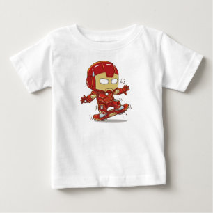 Tony's First Skateboard Lesson Baby T-Shirt
