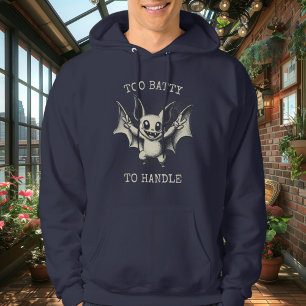 Too Batty to Handle! - Energetic Bat Hoodie