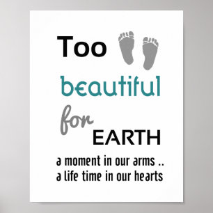 Too Beautiful (standard picture frame size) Poster