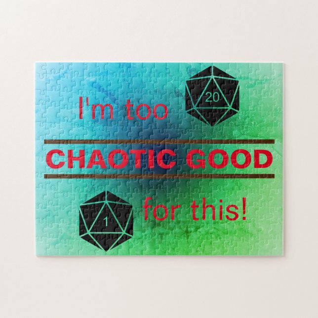 Too Chaotic Good Puzzle (Horizontal)