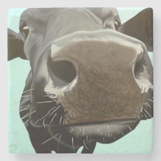 'Too Close For Comfort' Stone Coaster (Front)