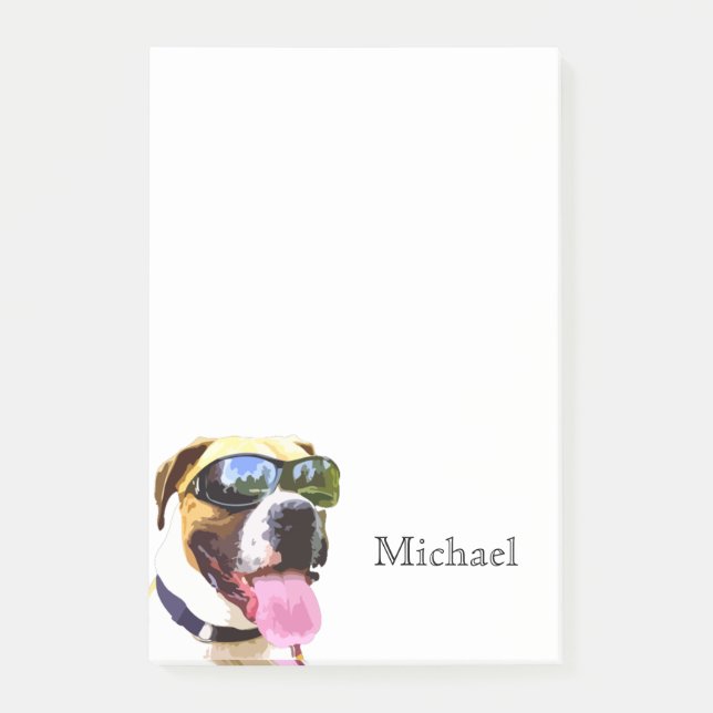 Too Cool Dog Lovers Post-it Notes (Front)