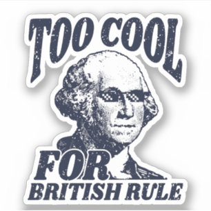 Too Cool For British Rule Blue