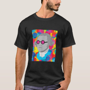 Too cool for british rule George Washington Funny T-Shirt