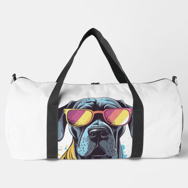 Too Cool for Dog Days  Duffle Bag (Front)