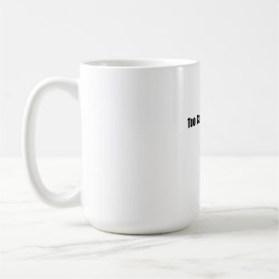 Too Cool for Real Life – Cartoon Boy with Planets Coffee Mug