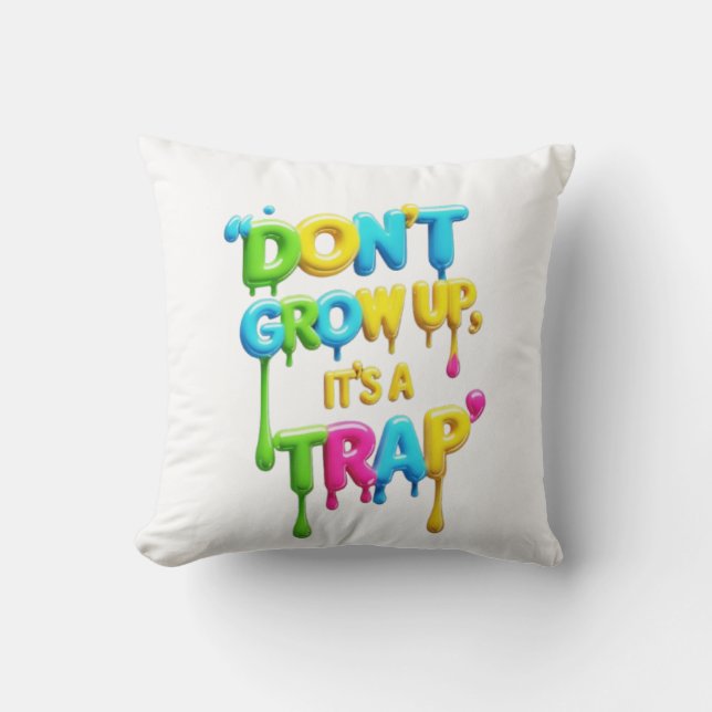 Too Cool for This Weather | Funny Quote Throw Pill Cushion (Front)