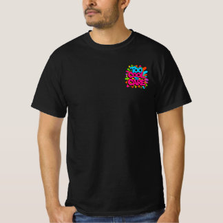 Too Cool To Care — Men’s Bold Typography  T-Shirt