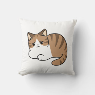 Too Cool to Care, Too Lazy to Move – Relaxing Cat Cushion