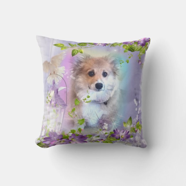 Too Cute Corgi Puppy Cushion (Front)