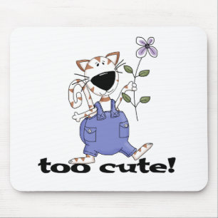 Too Cute Kitty Cat Tshirts and Gifts Mouse Pad