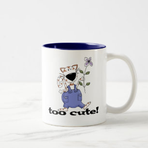 Too Cute Kitty Cat Tshirts and Gifts Two-Tone Coffee Mug