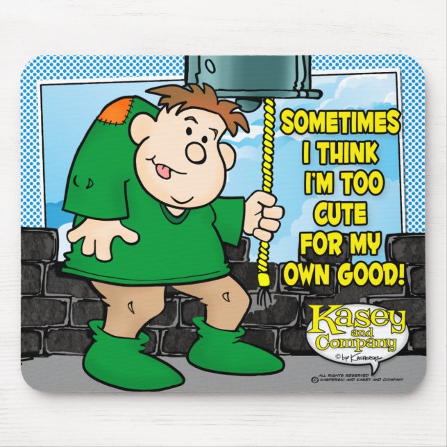 Too Cute Mouse Pad (Front)