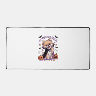 Too Cute to be Creepy Halloween Tee PNG Desk Mat