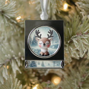 Too Cute To Be Naughty Silver Plated Banner Ornament