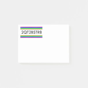 Too Cute To Be Straight Post-it Notes