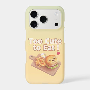 Too Cute to Eat: Smiling Bichon Burger Art
